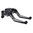 thumbnail image 1 of Palancas de freno y embrague cortas y largas únicas para Yamaha YZF R1 2015-2022, palanca de freno ajustable de aleación de aluminio con mango de titanio negro, 1 of 1