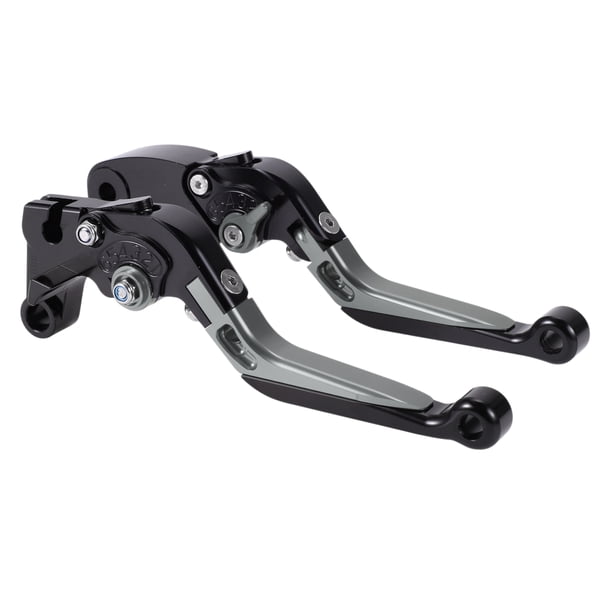 Palancas de freno y embrague cortas y largas únicas para Yamaha YZF R1 2015-2022, palanca de freno ajustable de aleación de aluminio con mango de titanio negro