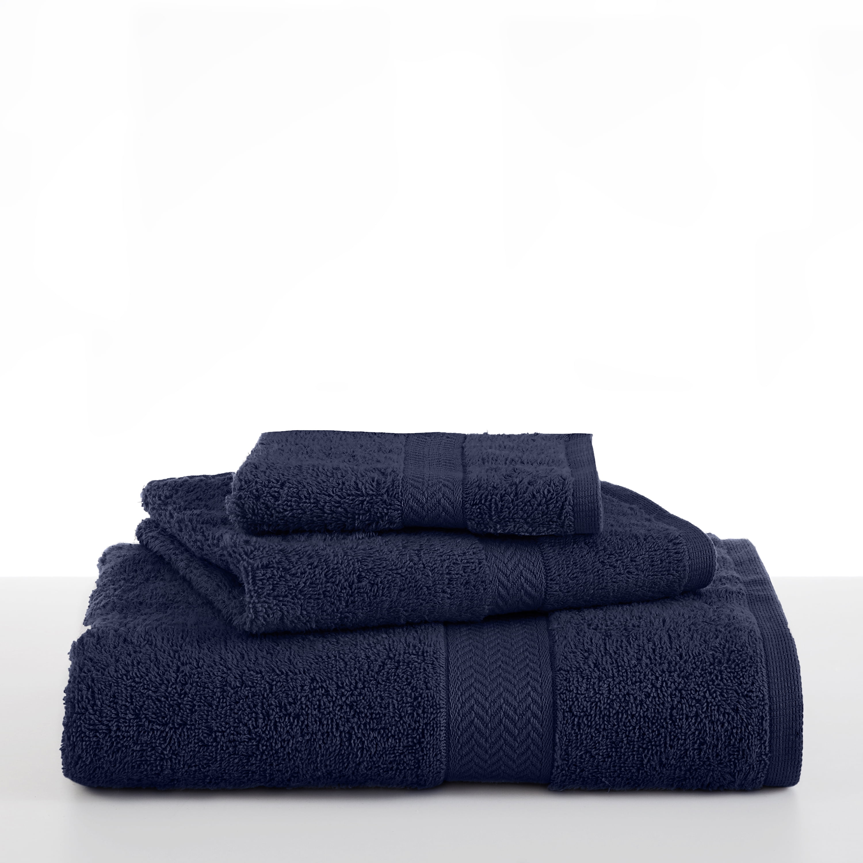 Salux Nylon bath towel blue yellow pink 3pc set Salux Nylon bath towel blue yellow pink 3pc set