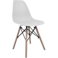 thumbnail image 2 of Set De 4 Sillas Blanco Comedor Modernas Minimalistas Cocina Silla Exterior, 2 of 2
