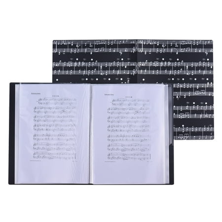 Music Sheet Score File Paper Documents Storage Folder Holder Plastic A4 Size 40 Package (Best Way To Store Music Files)