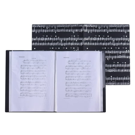 Music Sheet Score File Paper Documents Storage Folder Holder Plastic A4 Size 40 Package (Best Way To Store Sheet Music)