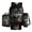 American Flag Wolf, variant on Colorful Paint Splatter Panda Print Fashion Backpack for School Girls and Boys with Lunch Box 4 in 1 Set Kids Bookbag Lightweight School Bag Set Back Pack Back to School Gifts