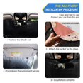 thumbnail image 3 of Rabbits Carrots Automotive Front Car Windshield Sun Shade Reflector Foldable for Front Fit for Cars Truck SUVs, 3 of 8