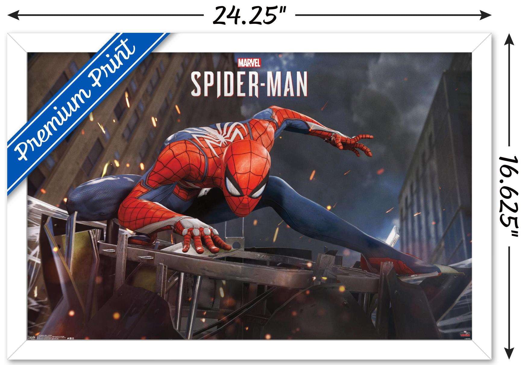 SPIDER-MAN ポスター 610x915mm Marvel Comics - Spider-Man - Action Wall Poster with Push Pins