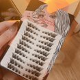 thumbnail image 3 of Fox Oblique Flying Segmented False Eyelashes Self Adhesive False Eyelashes F7C1, 3 of 7