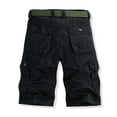 thumbnail image 4 of Nrmvnmi Mens Cargo Shorts Cotton Work Shorts Multi Pocket Casual Workout Shorts for Men, 4 of 4