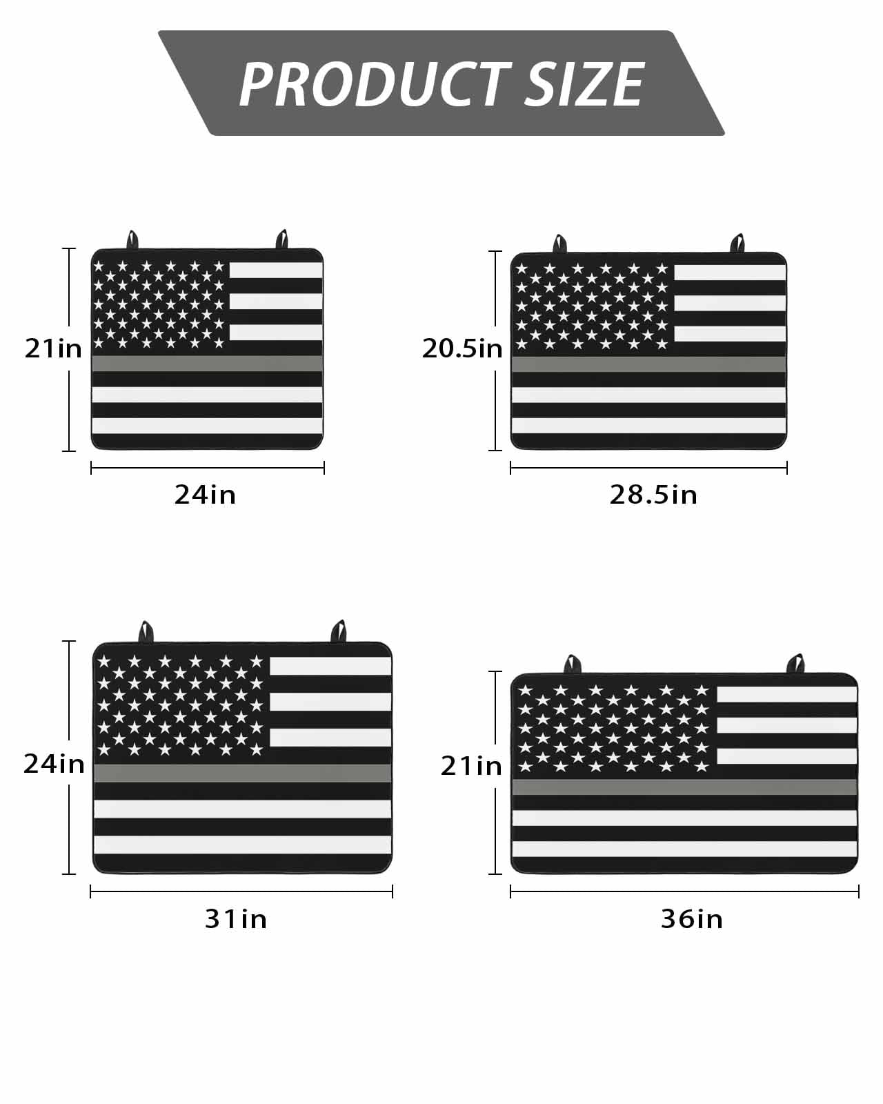 Stove Top Covers for Electric Stove, Thin Grey White Line Glass Stovetop Cover Protector, American Flag Star Induction Cooktop Protector Oven Mat for Kitchen Countertop 24"x21"