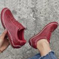 thumbnail image 4 of Zapatos planos huecos de banda elástica con punta redonda, transpirables, cómodos e informales para mujer Wmkox8yii FOPL2163, 4 of 4