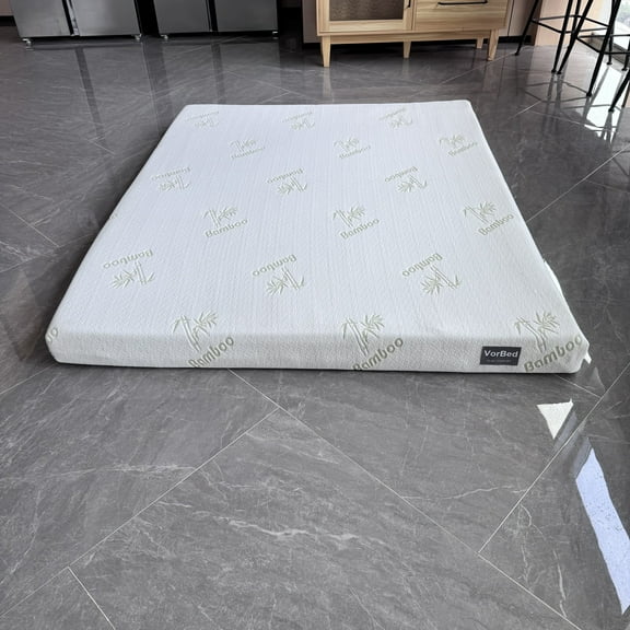 VorBed Gel Memory Foam Foldable Mattress Tri-fold for Travel, Camping, Guest Bed