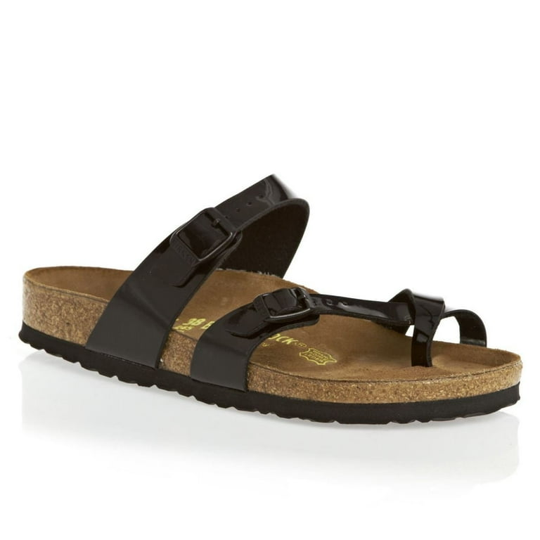 BIRKENSTOCK Women's Mayari Sandal,Black Birko-flor,38 M