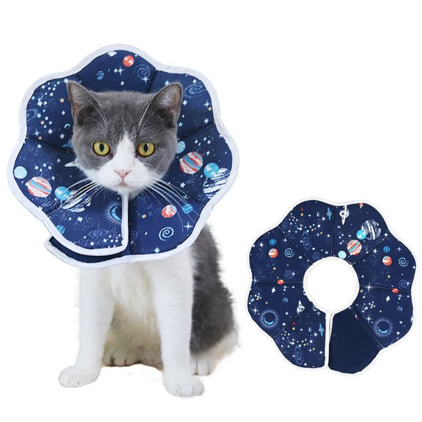 Soft Dog Cone Collar for Dogs and Cats, Adjustable Dog Recovery Collar for Pets, Elizabethan