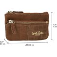 thumbnail image 4 of Gusti Leather Key Holder - Rook Key Ring Case Black, 4 of 5
