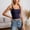 Navy Blue, variant on Daolelai Women's Top Shoulder Straps with Tight Bottoming Vest Suspenders