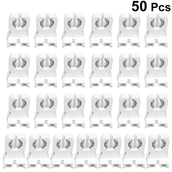 HEMOTON  50 Pcs Heat Lamp Holder for Bottles Non-shunted Turn Type