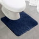 thumbnail image 3 of Felpuda de baño | Alfombra antideslizante de microfibra engrosada | Fondo de goma TPR de secado rápido absorbente de agua | Forma geométrica | Lavable | 50x50cm | 1-Pack, 3 of 5