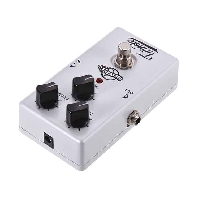 Twinote Analog Delay Guitar Pedal with Warm Tone, True Bypass, Compact Metal Design, TIME/FEEDBACK/MIX Controls, 9V Battery/Adapter Powered (Not Included)