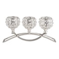 thumbnail image 1 of Candebro de Cristal con 3 Brazos, Centro de para Bodas, Adornos de de Buffet Pta Zulema Candelabros de cristal de 3 brazos, 1 of 8