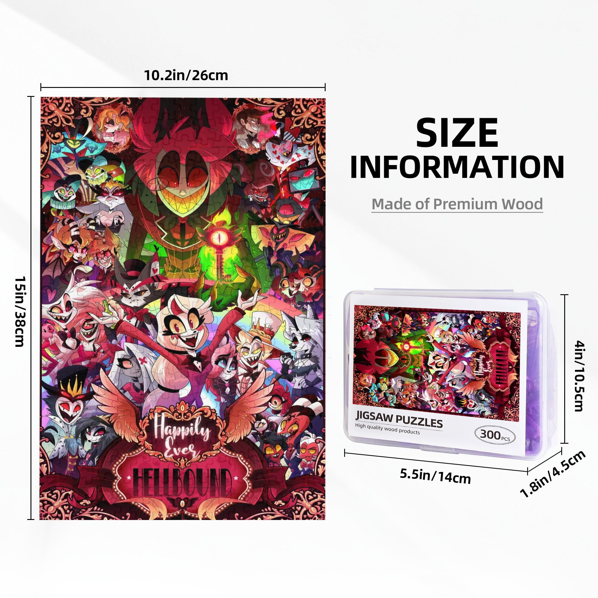 【ヘルヴァボス】ブリッツ＆ストラス1000ピースパズル Amazon.com: DHOUTSL Jigsaw Puzzle Helluva Anime Boss 1000