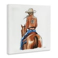 thumbnail image 4 of Stupell Industries Fashionable Chic Cowgirl People Painting Wrapped Canvas Art Print Wall Art, 24 x 24, 4 of 8
