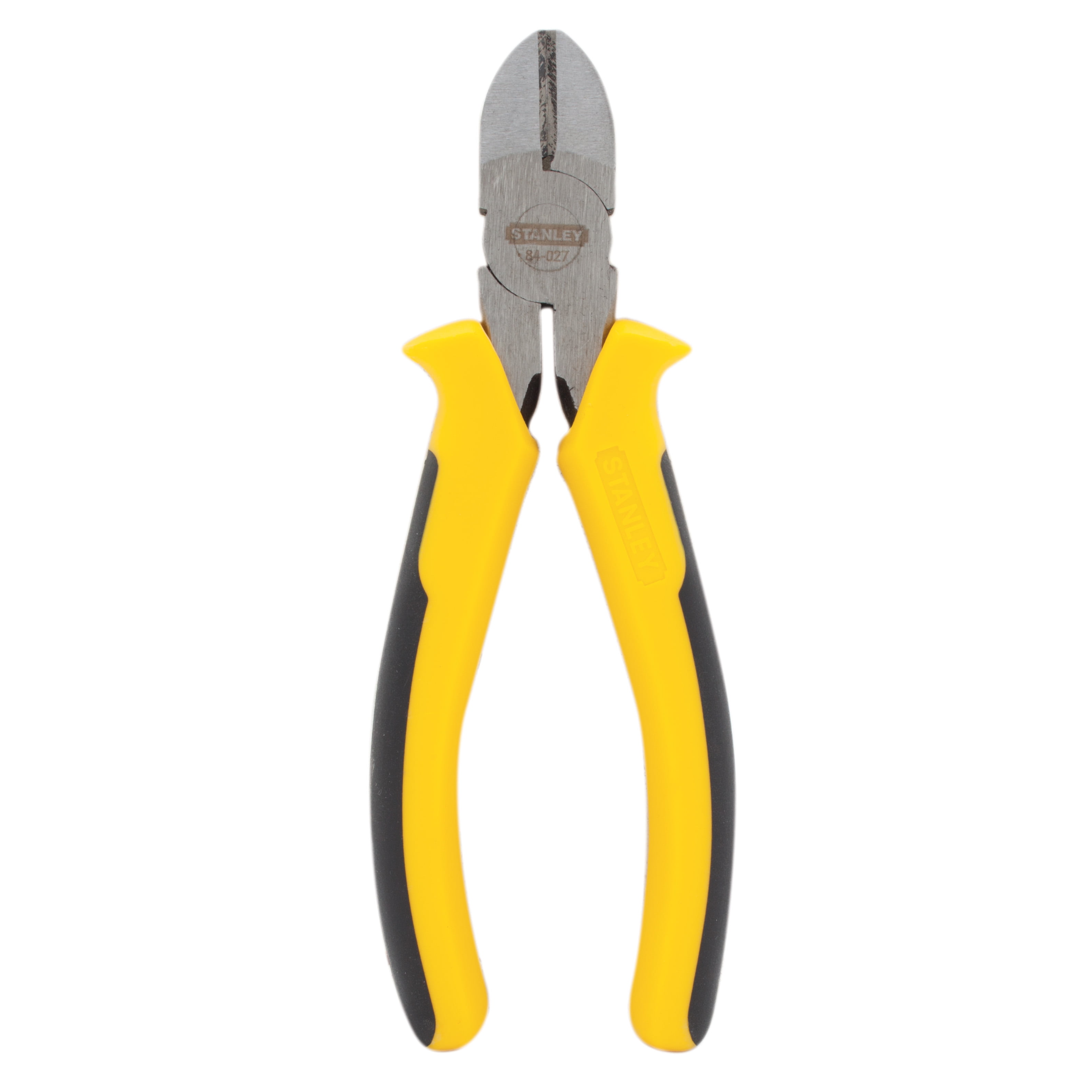 STANLEY Tool 84-027 6-Inch Bi-Material Diagonal Pliers for Hard