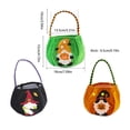 thumbnail image 3 of Sac à Bonbons Citrouille Halloween Sac à Main Sorcière pour Enfants Sac de Rangement, 3 of 4