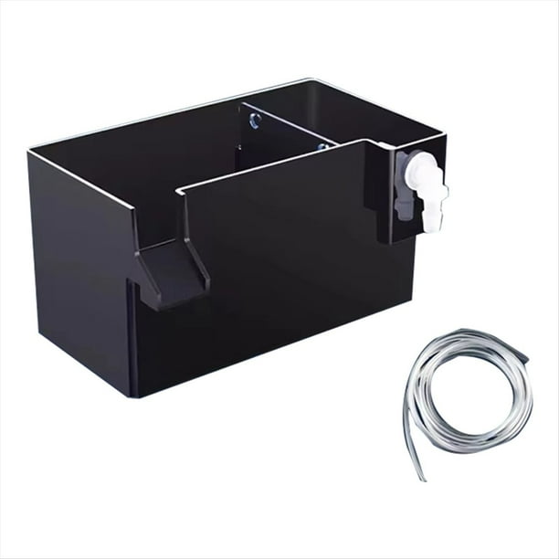 Filtro Acrílico Externo para Pecera Negra, con Separación de Agua y Polvo, Silencioso, Pequeño, para Acuario Suspendido, Antigoteo.