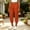 Watermelon Red, variant on SBYOJLPB Capris Pants for Women Casual High Waist Loose Pocket Cropped Pants