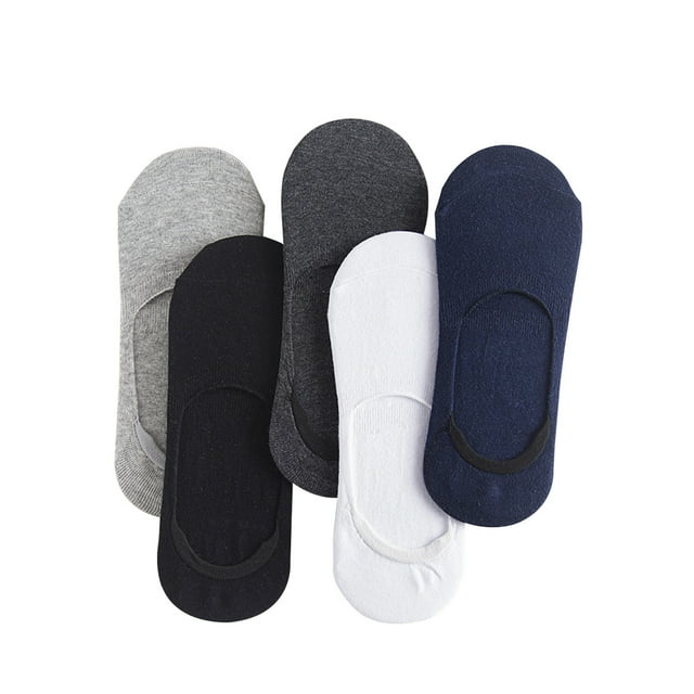 unbranded 5Pares Calcetines Invisibles Para Con Antideslizante Y De