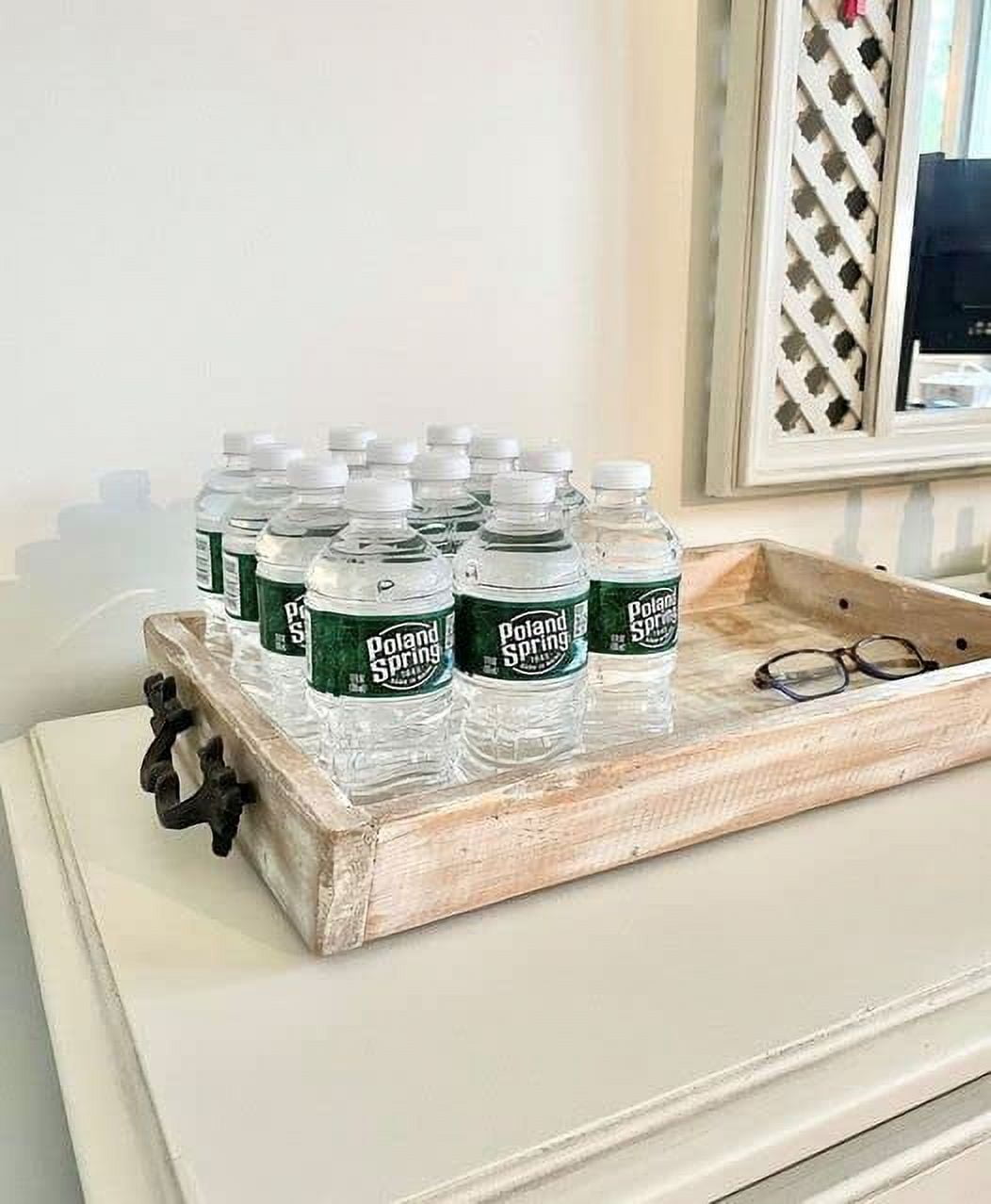 2pcs Poland Spring 100% Natural Premium Spring Water - Small, Mini 8 Fl Oz Bottles | Pack of 24