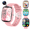pink*1, variant on FITORA Kids Smart Watch for Healthy Growth, 1.83" IPS Touch Scree, Fitness Tracker Pedometer Sleep Monitor, Camera Flashlight, 15-Day Standy By, for Boys Girls 4-12 Years Old, Black