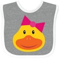 thumbnail image 3 of Inktastic Duck Girls Girls Baby Bib, 3 of 4