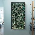 thumbnail image 4 of INVIN ART Framed Canvas Print Full Fathom Five by Jackson Pollock Abstract Wall Art Artwork,20"x40", 4 of 8