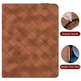 thumbnail image 5 of Decase for Galaxy Tab A9+ Plus 11 Inch Cover with Pencil Holder/Pockets,Auto Wake/Sleep,Folio Stand Embossed PU Leather Case for Samsung Galaxy Tab A9+/A9 Plus 11” 2024 (SM-X210/X216/X218),Brown, 5 of 10