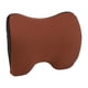 thumbnail image 1 of Cojín para el cuello del automóvil / Cojín para reposacabezas del automóvil para el cuello y la espalda de espuma viscoelástica 1 pieza color café, 1 of 6