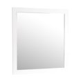 thumbnail image 2 of 41 in. x 41 in. Classic Square Wood Framed Dresser Mirror - White, 2 of 7