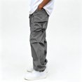 thumbnail image 2 of Men Lightweight Twill Cargo Pants Loose Stretch Hiking Everyday Wear Trousers S-XL, 2 of 9