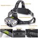 thumbnail image 3 of 5 faros LED de seis modos, faros delanteros impermeables recargables por USB para acampar y caminar al aire libre, 3 of 5