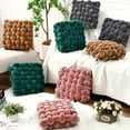 thumbnail image 5 of ColourTree 12'' L x 13'' W Light Grey 2 Pcs Knot Pillow Soft Throw Pillow Home Decoration Cushion Square Office Knotted Plush Throw Cushion, 5 of 5