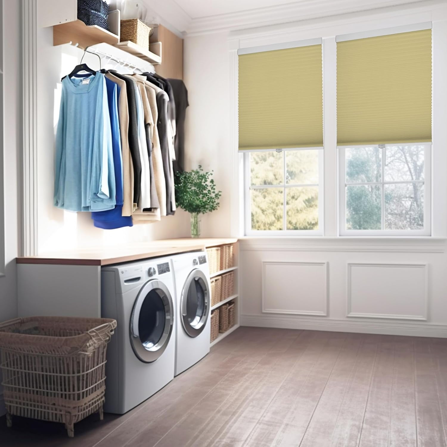 Chicology Vanilla Cordless Blackout Cellular Shades 29.5 in. W x 72 in. L