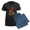 thumbnail image 5 of CafePress - English Mastiff Christmas Pajamas - Women's Short Sleeve Print T-Shirt and Pants Dark Cotton Pajama Set, 5 of 7