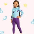 thumbnail image 6 of Qingpeng Girls Long Sleeve Swimsuit 3 Piece Swimwear 4-8 Years Sun Protection Sunsuits, 6 of 6