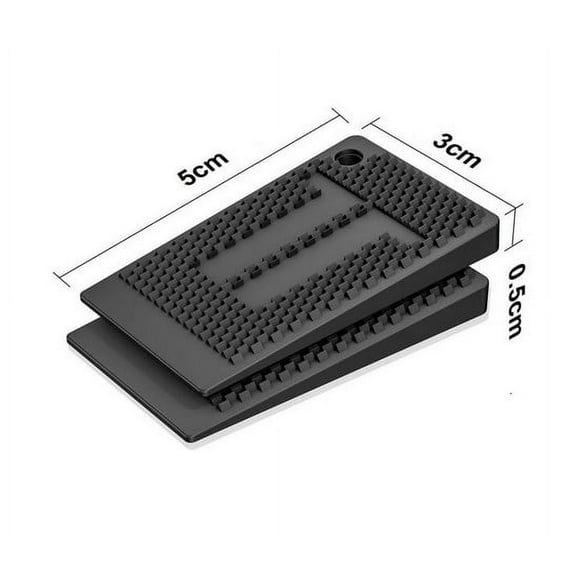 WEUVEB Furniture Leveling Shims Plastic 20Pcs 1.97X1.18X0.2In