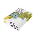 thumbnail image 3 of Hello Spring Florals Leaves Garland Hand Towel Absorbent Bath Towels for Bathroom Sports Gym 28" x 14" Set of 2, 3 of 8