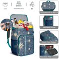 thumbnail image 5 of Golden Celestial Cooler Backpack - 20L Insulated Leakproof Camping Backpack with Gothic Star Design, 5 of 5