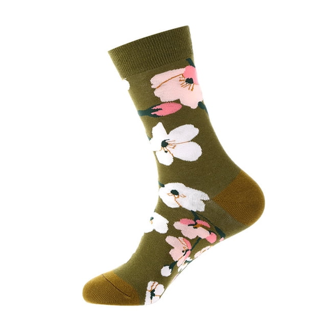 WEAIXIMIUNG Chaussettes de Compression pour Hommes Chaussettes à Imprimé Géométrique pour Hommes et Femmes Chaussettes Imprimées Longues Chaussettes Originales Funky Mignonnes Lot de 1
