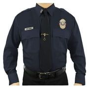 First Class Polycotton Long Sleeve Uniform Shirt - White - L