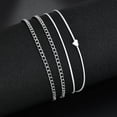thumbnail image 5 of Fiudx Pulses In Playa, Elegantes Cadetes En Aleación, Pies Descalzos, Elegante Joyería En Verano, Mujer, Accesorio En Diseño Único para Niña, Ideal Ocasiones Especiales, Ropa de Vacaciones, Ligera y, 5 of 5