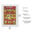 thumbnail image 2 of The Great Victorina Troupe - Traveling Magic and Novelty Show - Vintage Carnival Poster c.1905 - Japanese Unryu Rice Paper Art Print (Unframed) 12 x 16 in, 2 of 4