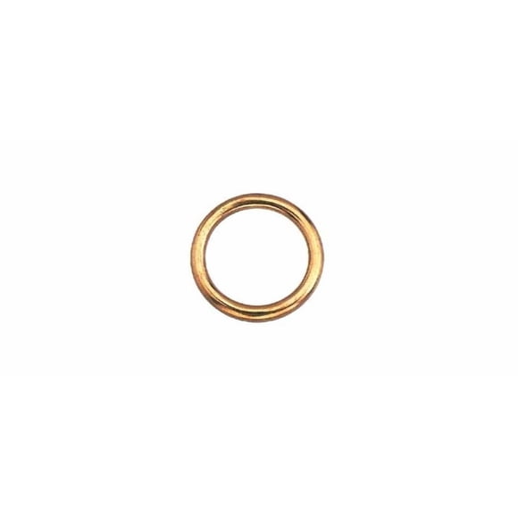 Anilla en L BARON MFG Jumbo de Latón Macizo Pulido 5 cm